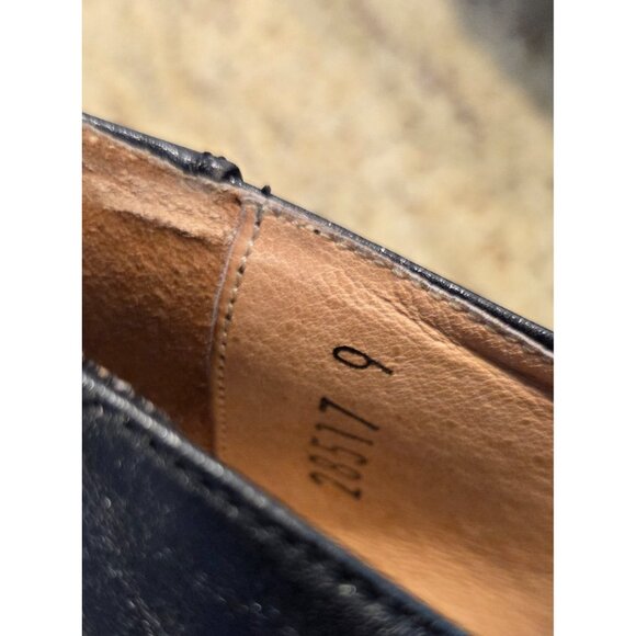 Yves Saint Laurent YSL Mens Sz 9 Leather Cap Toe Lace-Up Oxfords Black Leather main image 15